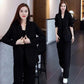 🎉50% OFF🎉Women's Trendy Solid Color Two-Piece Outfits Blazer & Pants