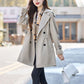 🎉Autumn Hot Sale🎉Slim Mid-Length Trench Coat with Lapel for Women