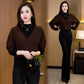 🔥Last Day 50% OFF🔥Women's Half-High Neck Patchwork Long Sleeve Top