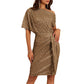 🖤Black Friday Flash Deal⚡Sparkly One-Shoulder Ruched Dress (50% OFF)