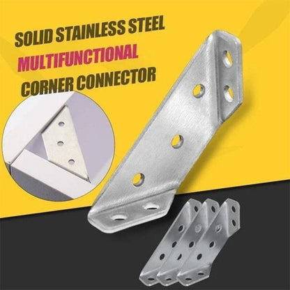 🔩 50% OFF NOW! 🪑 Stainless Steel Corner Brace – Triangular Stability, Rust-Proof & Easy Install – For Furniture, Shelves & Frames 💪