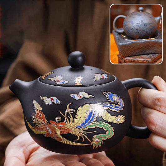 Chinese Color Changing Purple Clay Teapot