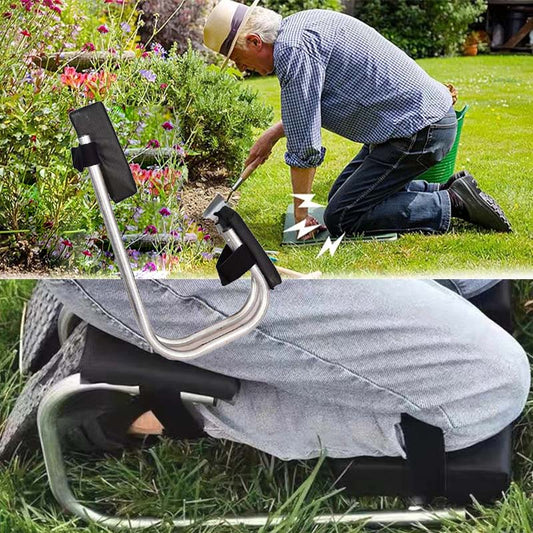 Belted Kneeling Stool for the Garden