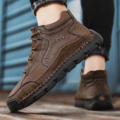 🔥LIMITED SALE 50% OFF🔥Handcrafted Men's Leather Shoes - Relieve Foot Pain