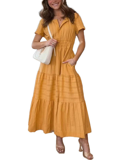 🎉Hot Sale🎉Women's Long Flowing A-line Boho Dress