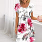 🌸Spring Specials🌸Multi-plant Floral Print Cascade Dress