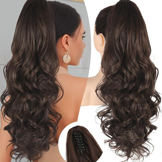 Clip-on Wavy Ponytail Extension