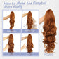 Clip-on Wavy Ponytail Extension