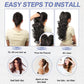 Clip-on Wavy Ponytail Extension