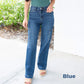 High Rise Cargo Wide-Leg Stretch Jeans