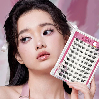 Self-Adhesive Fox-Eye Winged False Eyelashes