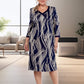 💐Spring Hot Sale🔥Ladies Elegant 3/4 Sleeves Dress