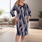 💐Spring Hot Sale🔥Ladies Elegant 3/4 Sleeves Dress