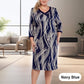 💐Spring Hot Sale🔥Ladies Elegant 3/4 Sleeves Dress