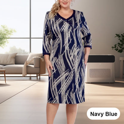 💐Spring Hot Sale🔥Ladies Elegant 3/4 Sleeves Dress