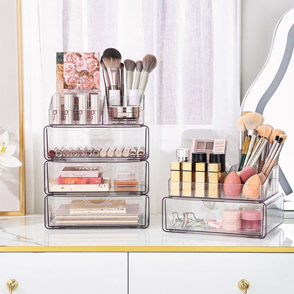 💄Large Capacity Drawer Transparent Organizer