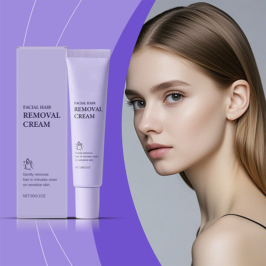 Gentle and Painless Facial Hair Removal Cream