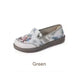 🔥Hot Sale ⏳Women's Flat Slip-On Embroidered Shoes