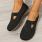 Women Walking Comfortable Breathable Knit Flats Shoes