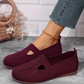 Women Walking Comfortable Breathable Knit Flats Shoes
