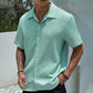 🔥Summer Hot Sale🔥Men's Textured Button Front Shirt