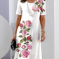 🌸Spring Specials💐Rose Bloom Short Sleeve Dress