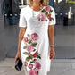 🌸Spring Specials💐Rose Bloom Short Sleeve Dress
