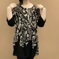 🔥Hot Sale🔥Women's Round Neck Printed Loose Top