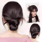 🎉2025 Hot Sale🎉Clip-on Feathered Bun Wig