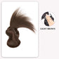 🎉2025 Hot Sale🎉Clip-on Feathered Bun Wig