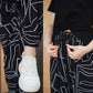 🔥50% OFF🔥Women's Line Black Jogging Pants