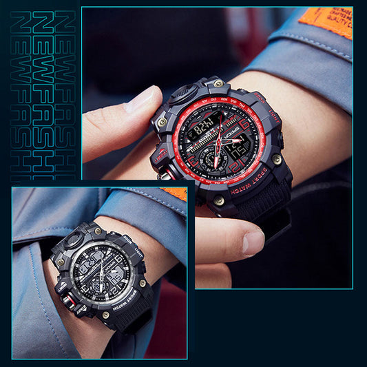 💦100m Waterproof⌚Men's Fashion Multifunctional Waterproof Luminous Watch