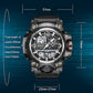 💦100m Waterproof⌚Men's Fashion Multifunctional Waterproof Luminous Watch