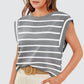 Women's Fashionable Versatile Striped Sleeveless Top