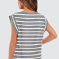 Women's Fashionable Versatile Striped Sleeveless Top