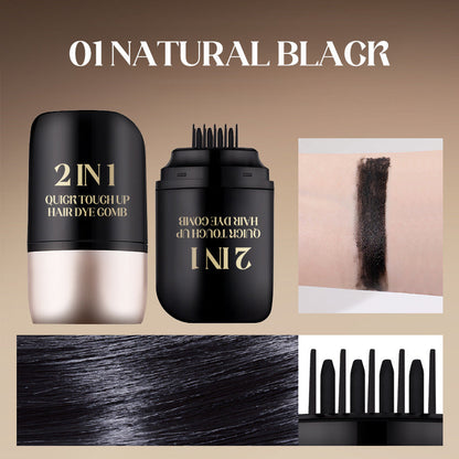 💥Gray Hair Eliminator👉2 in 1 Quick Touch up Hair Dye Comb♀️~🎉Buy 5 Get 5 Free