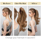 Women's Slightly Curly Chemical Fiber Hair Simulation Natural Fake Ponytail Hairpin