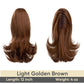 Women's Slightly Curly Chemical Fiber Hair Simulation Natural Fake Ponytail Hairpin