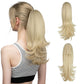 Women's Slightly Curly Chemical Fiber Hair Simulation Natural Fake Ponytail Hairpin