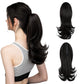 Women's Slightly Curly Chemical Fiber Hair Simulation Natural Fake Ponytail Hairpin