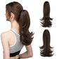 Women's Slightly Curly Chemical Fiber Hair Simulation Natural Fake Ponytail Hairpin