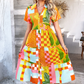 Women's Casual Boho V-Neck Dress