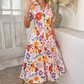 Women's Casual Boho V-Neck Dress