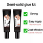 Extra Strong Fast-Drying Semi-Solid Nail Glue & Remover Set