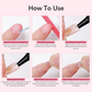 Extra Strong Fast-Drying Semi-Solid Nail Glue & Remover Set
