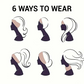 Women's Printed Elastic Wide Sports Headband