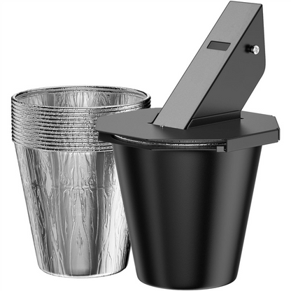 🔥Upgraded Grease Bucket with Secure Lid & Silicone Liner