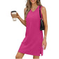 🎉🛍️Weekend Special👗Women’s V-Neck Tank Mini Dress