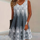 Fashionable Casual Ethnic Style Sleeveless Dress
