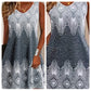 Fashionable Casual Ethnic Style Sleeveless Dress